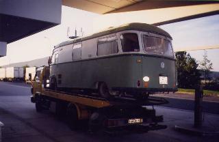 Transport des MIKAFA von Nord- nach Süddeutschland